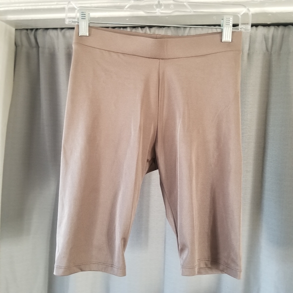 Zara | Nude Long Bike Shorts